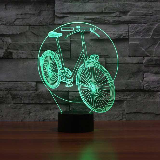 Cycle 3D Illusion Lamp