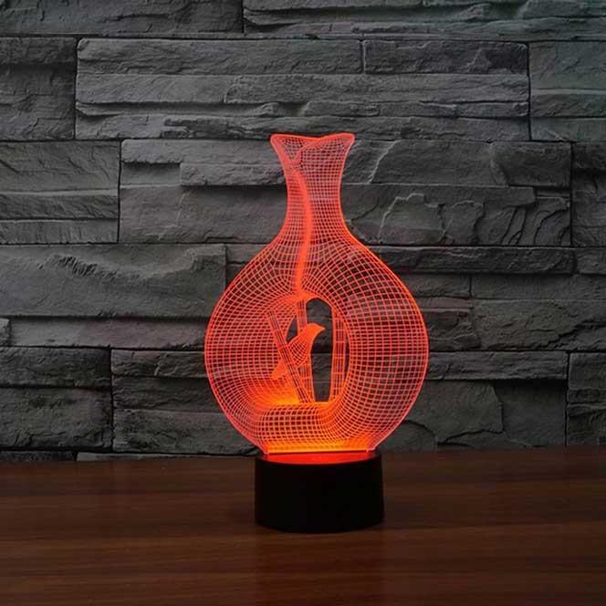 Bamboo 3D Illusion Lamp